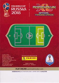 2018 Panini Adrenalyn XL FIFA World Cup 2018 Russia  #417 Gabriel Jesus Back