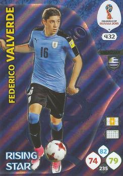 2018 Panini Adrenalyn XL FIFA World Cup 2018 Russia  #432 Federico Valverde Front