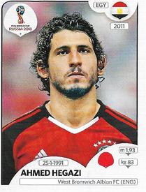 2018 Panini FIFA World Cup: Russia 2018 Stickers (Black/Gray Backs, Made in Italy) #79 Ahmed Hegazi Front