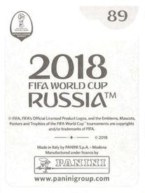 2018 Panini FIFA World Cup: Russia 2018 Stickers (Black/Gray Backs, 