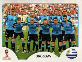 2018 Panini FIFA World Cup: Russia 2018 Stickers (Black/Gray Backs, Made in Italy) #93 Uruguay Front