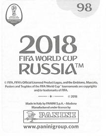 2018 Panini FIFA World Cup: Russia 2018 Stickers (Black/Gray Backs, Made in Italy) #98 Jose Gimenez Back