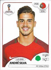 2018 Panini FIFA World Cup: Russia 2018 Stickers (Black/Gray Backs, Made in Italy) #128 Andre Silva Front