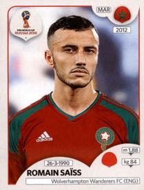 2018 Panini FIFA World Cup: Russia 2018 Stickers (Black/Gray Backs, Made in Italy) #157 Romain Saiss Front