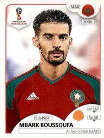 2018 Panini FIFA World Cup: Russia 2018 Stickers (Black/Gray Backs, Made in Italy) #161 Mbark Boussoufa Front