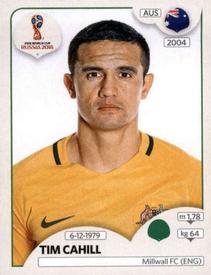 2018 Panini FIFA World Cup: Russia 2018 Stickers (Black/Gray Backs, Made in Italy) #228 Tim Cahill Front