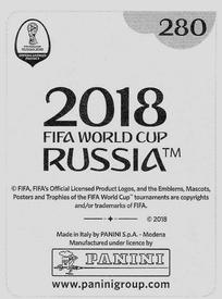 2018 Panini FIFA World Cup: Russia 2018 Stickers (Black/Gray Backs, Made in Italy) #280 Ramiro Funes Mori Back