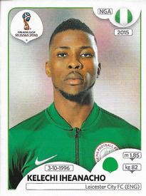 2018 Panini FIFA World Cup: Russia 2018 Stickers (Black/Gray Backs, Made in Italy) #351 Kelechi Iheanacho Front
