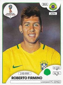 2018 Panini FIFA World Cup: Russia 2018 Stickers (Black/Gray Backs, Made in Italy) #369 Roberto Firmino Front