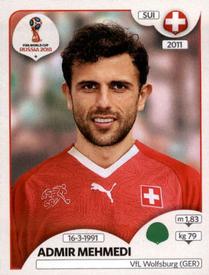 2018 Panini FIFA World Cup: Russia 2018 Stickers (Black/Gray Backs, Made in Italy) #390 Admir Mehmedi Front