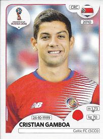 2018 Panini FIFA World Cup: Russia 2018 Stickers (Black/Gray Backs, Made in Italy) #396 Cristian Gamboa Front