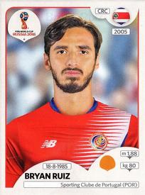 2018 Panini FIFA World Cup: Russia 2018 Stickers (Black/Gray Backs, Made in Italy) #403 Bryan Ruiz Front