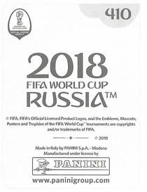 2018 Panini FIFA World Cup: Russia 2018 Stickers (Black/Gray Backs, Made in Italy) #410 Marco Urena Back