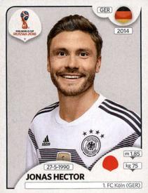 2018 Panini FIFA World Cup: Russia 2018 Stickers (Black/Gray Backs, Made in Italy) #439 Jonas Hector Front