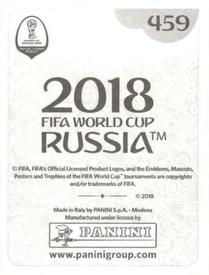 2018 Panini FIFA World Cup: Russia 2018 Stickers (Black/Gray Backs, Made in Italy) #459 Miguel Layun Back