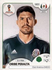 2018 Panini FIFA World Cup: Russia 2018 Stickers (Black/Gray Backs, Made in Italy) #471 Oribe Peralta Front