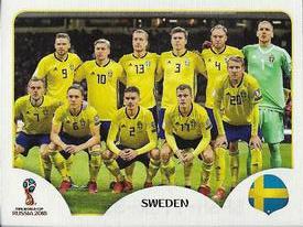 2018 Panini FIFA World Cup: Russia 2018 Stickers (Black/Gray Backs, Made in Italy) #473 Sweden Front