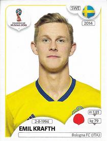 2018 Panini FIFA World Cup: Russia 2018 Stickers (Black/Gray Backs, Made in Italy) #480 Emil Krafth Front