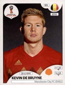 2018 Panini FIFA World Cup: Russia 2018 Stickers (Black/Gray Backs, Made in Italy) #522 Kevin De Bruyne Front