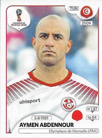 2018 Panini FIFA World Cup: Russia 2018 Stickers (Black/Gray Backs, Made in Italy) #557 Aymen Abdennour Front