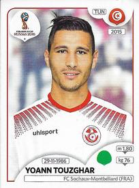 2018 Panini FIFA World Cup: Russia 2018 Stickers (Black/Gray Backs, Made in Italy) #569 Yoann Touzghar Front