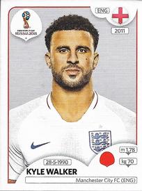 2018 Panini FIFA World Cup: Russia 2018 Stickers (Black/Gray Backs, Made in Italy) #577 Kyle Walker Front