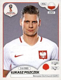 2018 Panini FIFA World Cup: Russia 2018 Stickers (Black/Gray Backs, Made in Italy) #596 Lukasz Piszczek Front