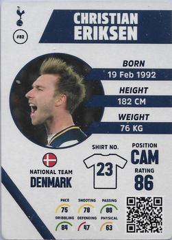 2018 Kickerz #82 Christian Eriksen Back