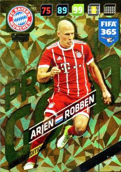 2017-18 Panini Adrenalyn XL FIFA 365 - Limited Edition #NNO Arjen Robben Front