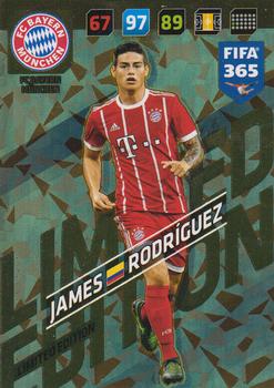 2017-18 Panini Adrenalyn XL FIFA 365 - Limited Edition #NNO James Rodriguez Front