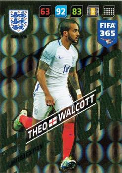 2017-18 Panini Adrenalyn XL FIFA 365 - Limited Edition #NNO Theo Walcott Front