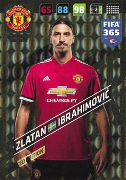 2017-18 Panini Adrenalyn XL FIFA 365 - Limited Edition #NNO Zlatan Ibrahimovic Front