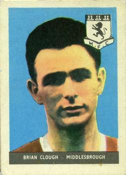 1958-59 A&BC Chewing Gum #5 Brian Clough Front