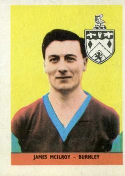 1958-59 A&BC Chewing Gum #37 Jimmy McIlroy Front