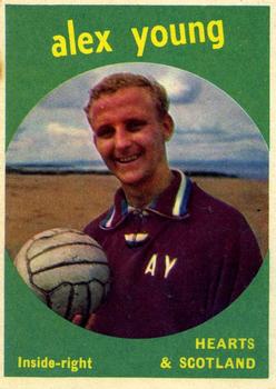 1960-61 A&BC Chewing Gum #39 Alex Young Front