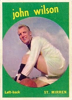 1960-61 A&BC Chewing Gum #41 John Wilson Front