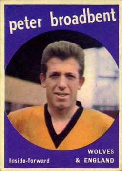 1960-61 A&BC Chewing Gum #58 Peter Broadbent Front