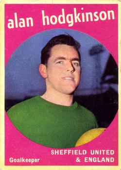 1960-61 A&BC Chewing Gum #64 Alan Hodgkinson Front