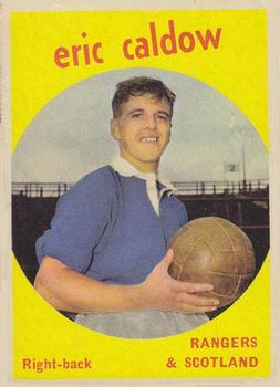 1960-61 A&BC Chewing Gum #65 Eric Caldow Front