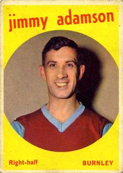 1960-61 A&BC Chewing Gum #73 Jimmy Adamson Front