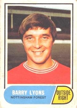 1969-70 A&BC Chewing Gum #36 Barry Lyons Front