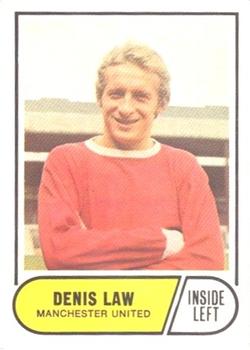 1969-70 A&BC Chewing Gum #39 Denis Law Front