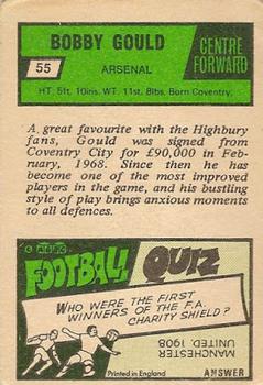 1969-70 A&BC Chewing Gum #55 Bobby Gould Back