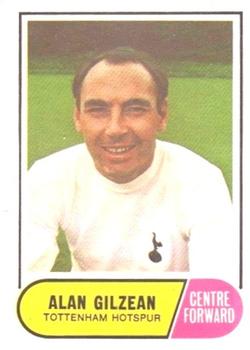 1969-70 A&BC Chewing Gum #72 Alan Gilzean Front