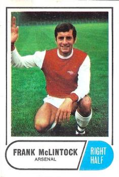1969-70 A&BC Chewing Gum #132 Frank McLintock Front