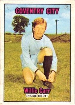 1970-71 A&BC Chewing Gum #9 Willie Carr Front