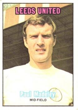 1970-71 A&BC Chewing Gum #10 Paul Madeley Front