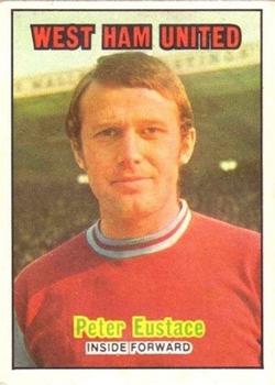 1970-71 A&BC Chewing Gum #20 Peter Eustace Front