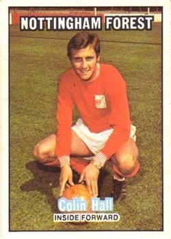 1970-71 A&BC Chewing Gum #27 Colin Hall Front