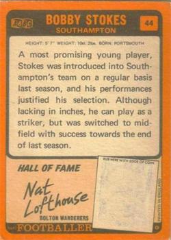 1970-71 A&BC Chewing Gum #44 Bobby Stokes Back